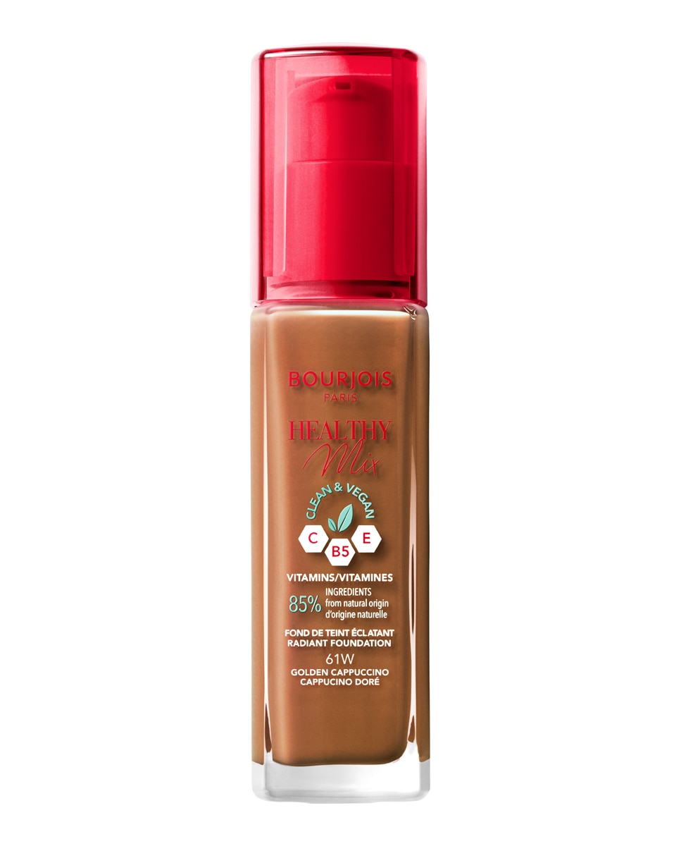 Base de maquillaje Healthy Mix Clean & Vegan Bourjois - 061 - Golden Cappuccino 30 ml 061 - Golden Cappuccino-1