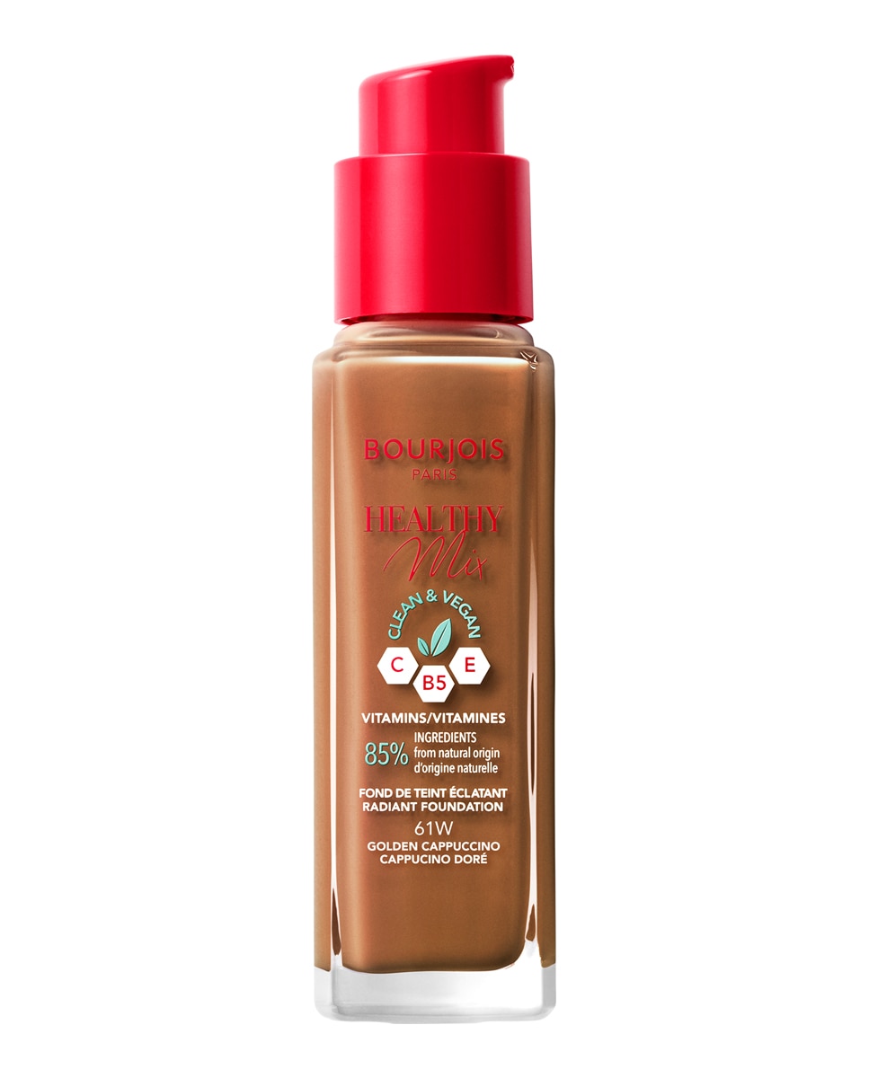 Base de maquillaje Healthy Mix Clean & Vegan Bourjois - 061 - Golden Cappuccino 30 ml 061 - Golden Cappuccino-2