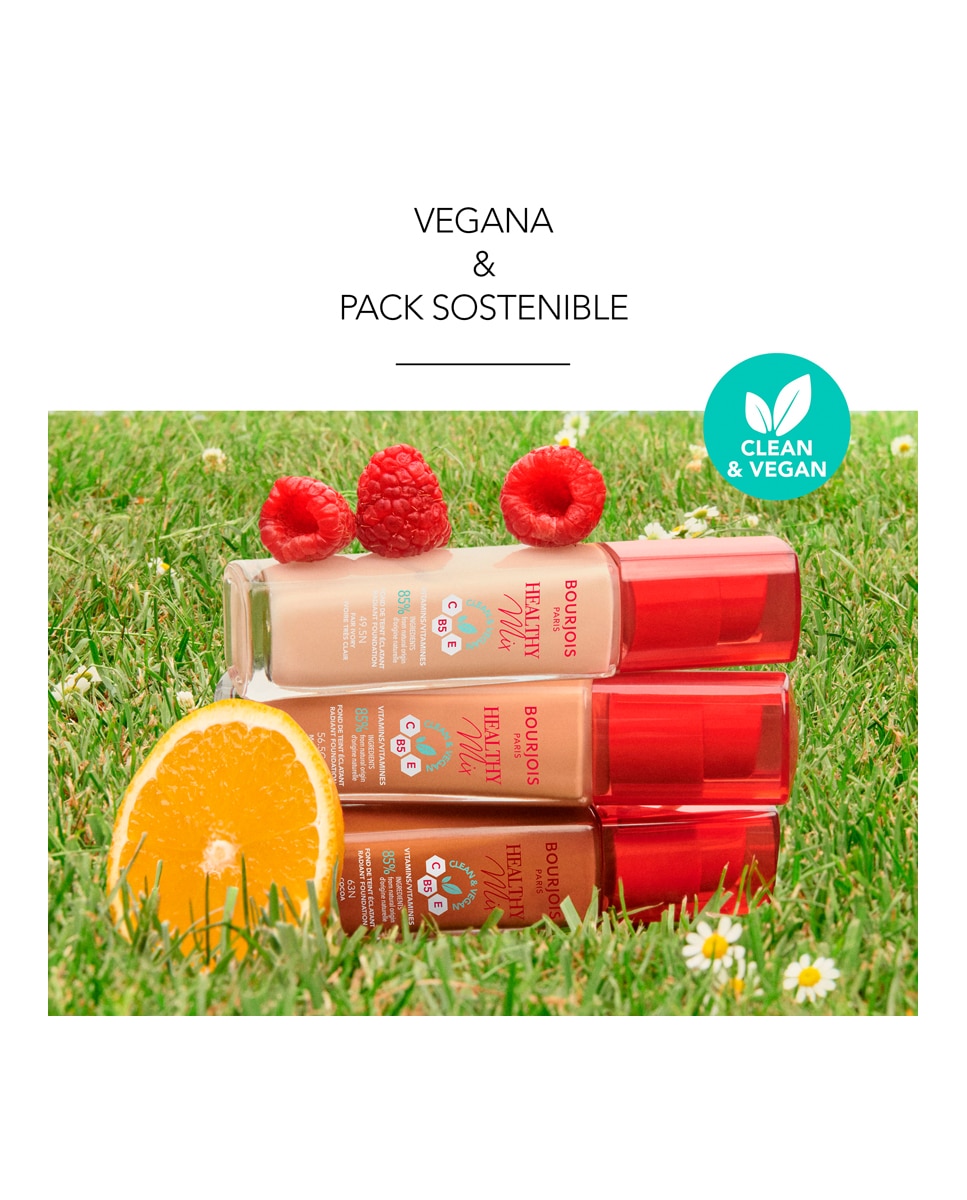 Base de maquillaje Healthy Mix Clean & Vegan Bourjois - 062 - Cappuccino 30 ml 062 - Cappuccino-5