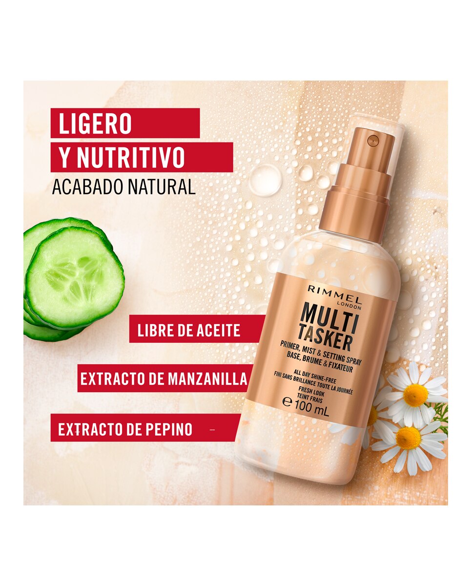 Spray Fijador Multitasker Wake Me Up Bruma Rimmel - 100 ml 3