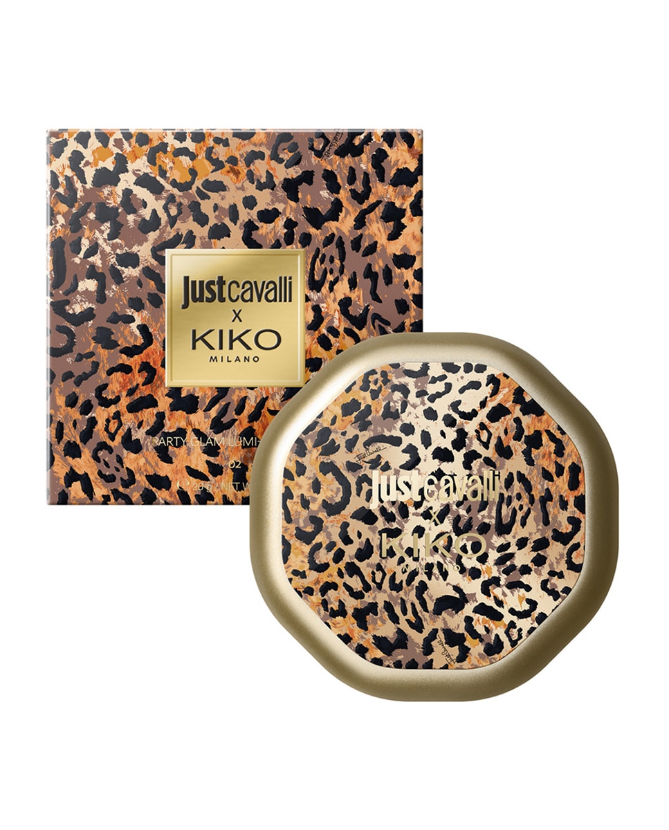 Imagen 3 de Maxipolvos bronceadores cocidos Just Cavalli X Kiko Milano Party Glam Lumi-Bronzer - 02 Savanna Toffee 02 Savanna Toffee