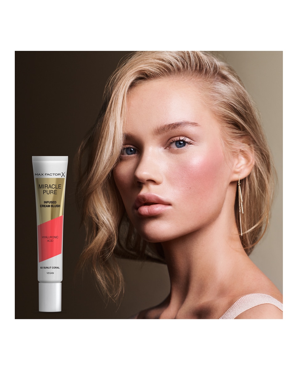Imagen 4 de Colorete Miracle Pure Blush Max Factor - 02 Sunlit Coral 02 Sunlit Coral