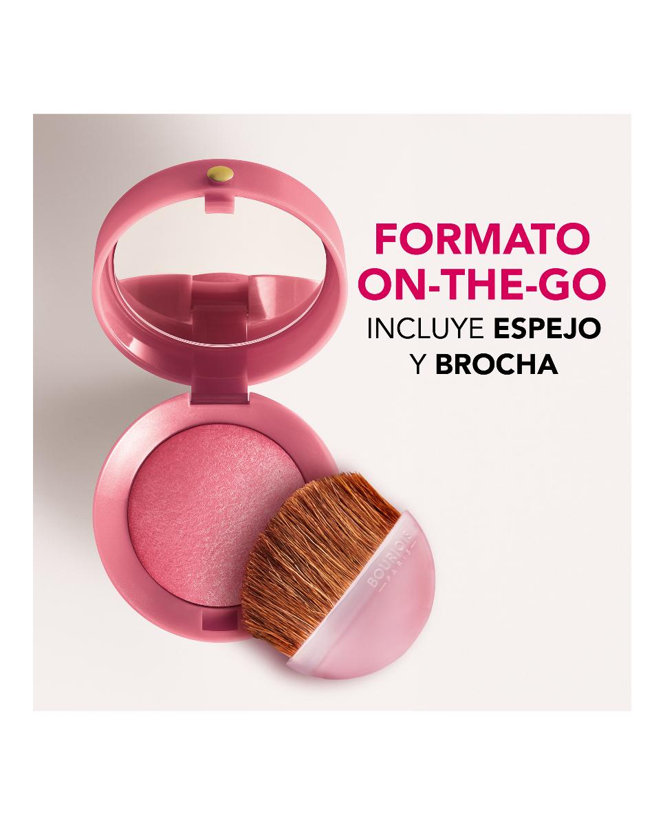 Imagen 6 de Colorete Little Round Pot Bourjois - 17 - Rose Tendresse 2,5 g 17 - Rose Tendresse