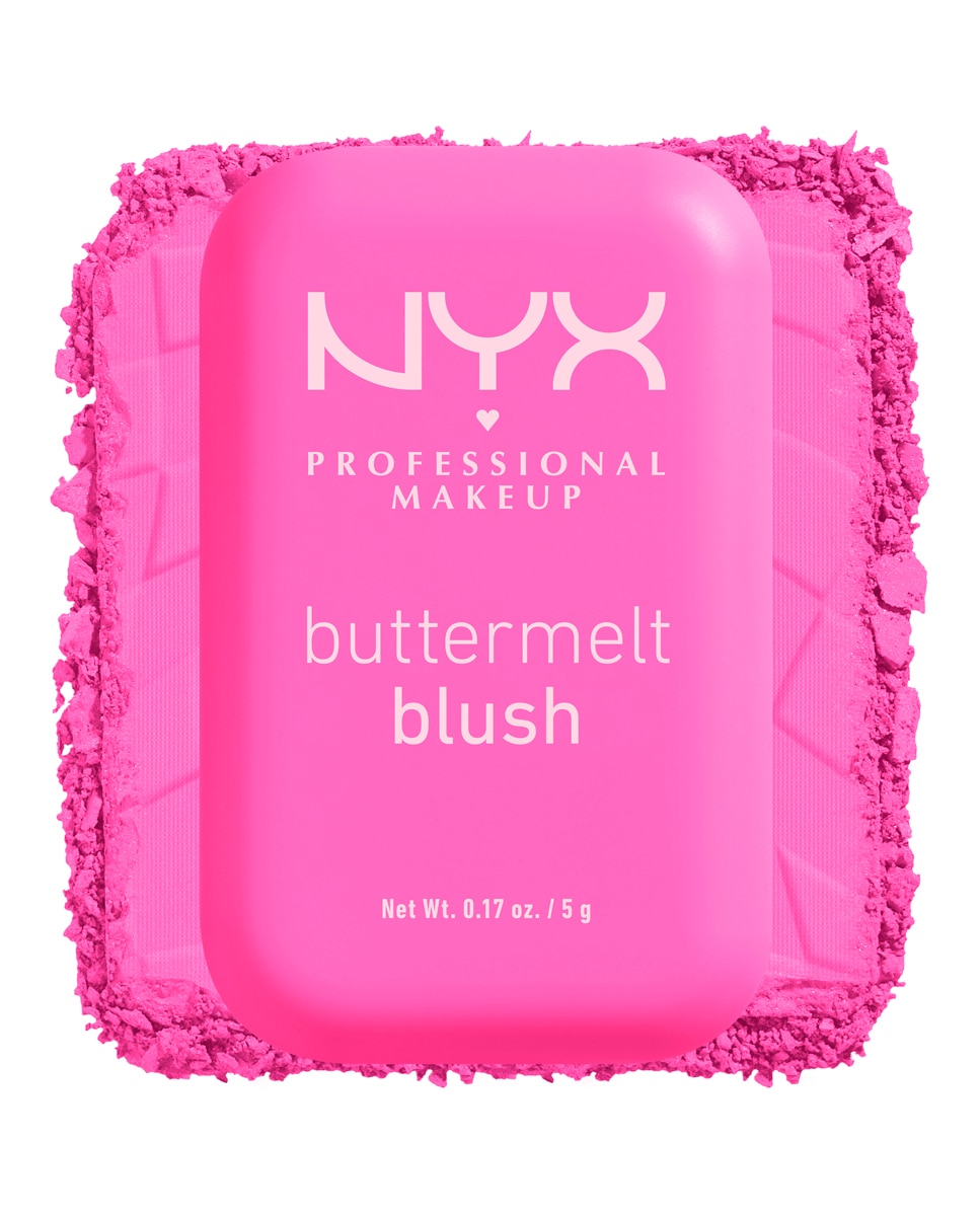 Colorete Makeup Buttermelt Blush NYX Professional - 01 My Butta Half 01 My Butta Half-3