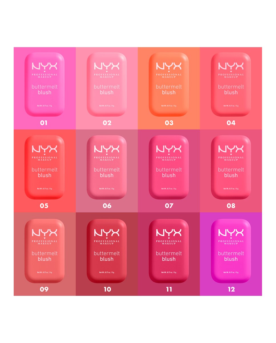 Colorete Makeup Buttermelt Blush NYX Professional - 06 For The Butta 06 For The Butta-6