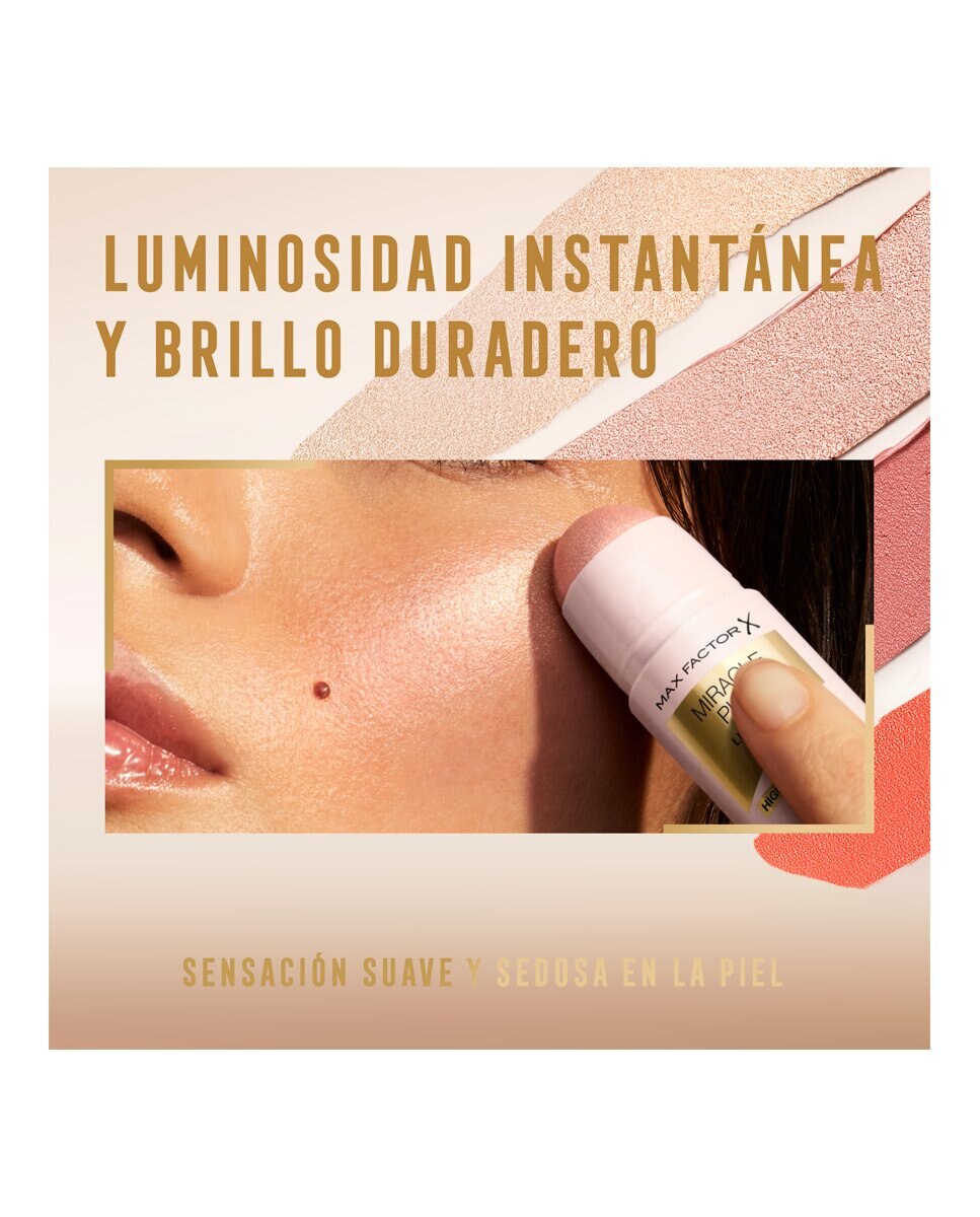 Imagen 5 de Colorete Miracle Pure Luminous Touch Balm Max Factor - 35 Coral Blush 6 g 35 Coral Blush