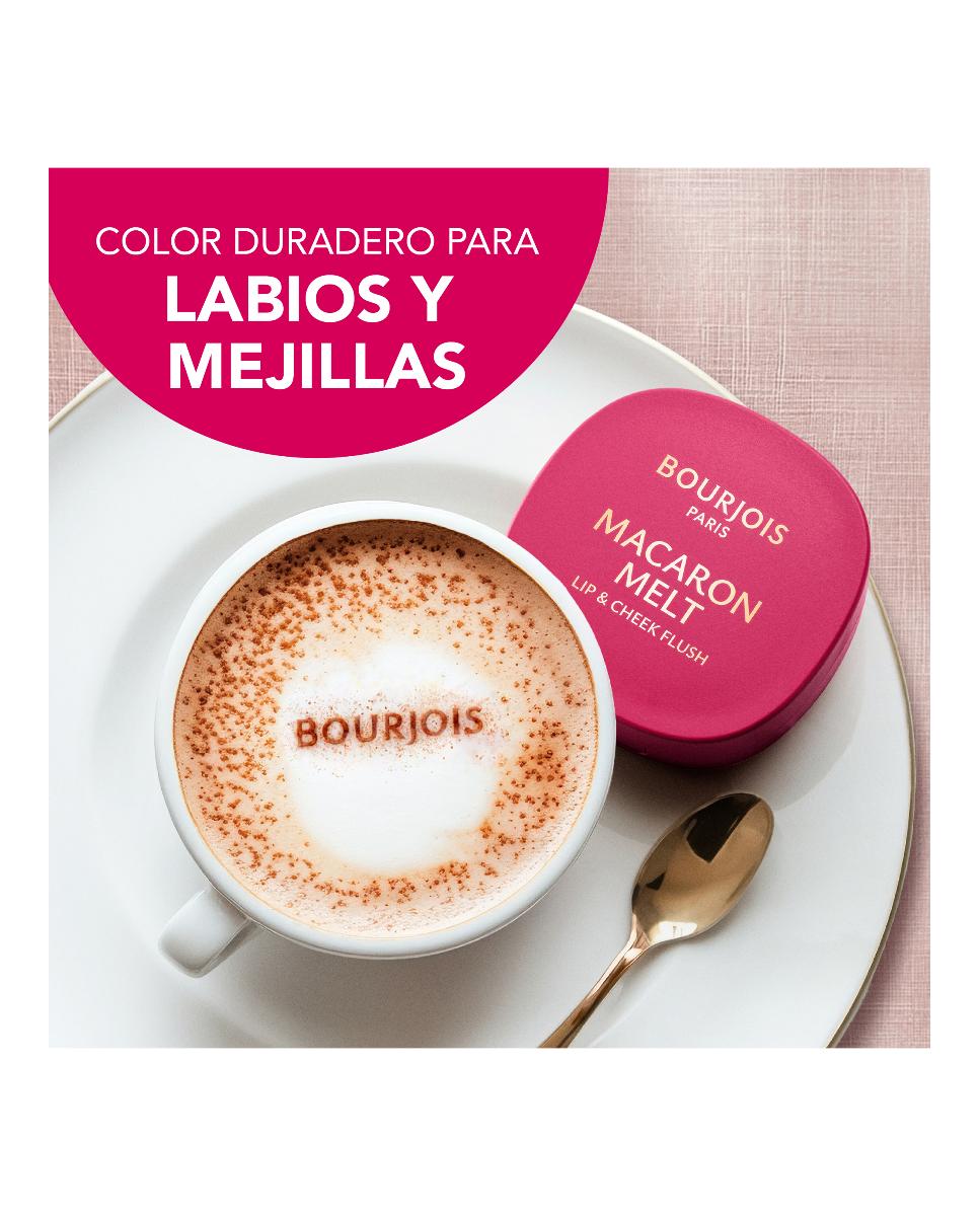 Colorete Macaron Melt Lip & Cheek Flush 8 g Bourjois - HONEY NOUGAT 02 8 g HONEY NOUGAT 02-5