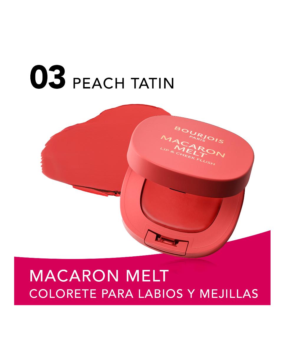 Colorete Macaron Melt Lip & Cheek Flush 8 g Bourjois - PEACH TATIN 03 8 g PEACH TATIN 03-3