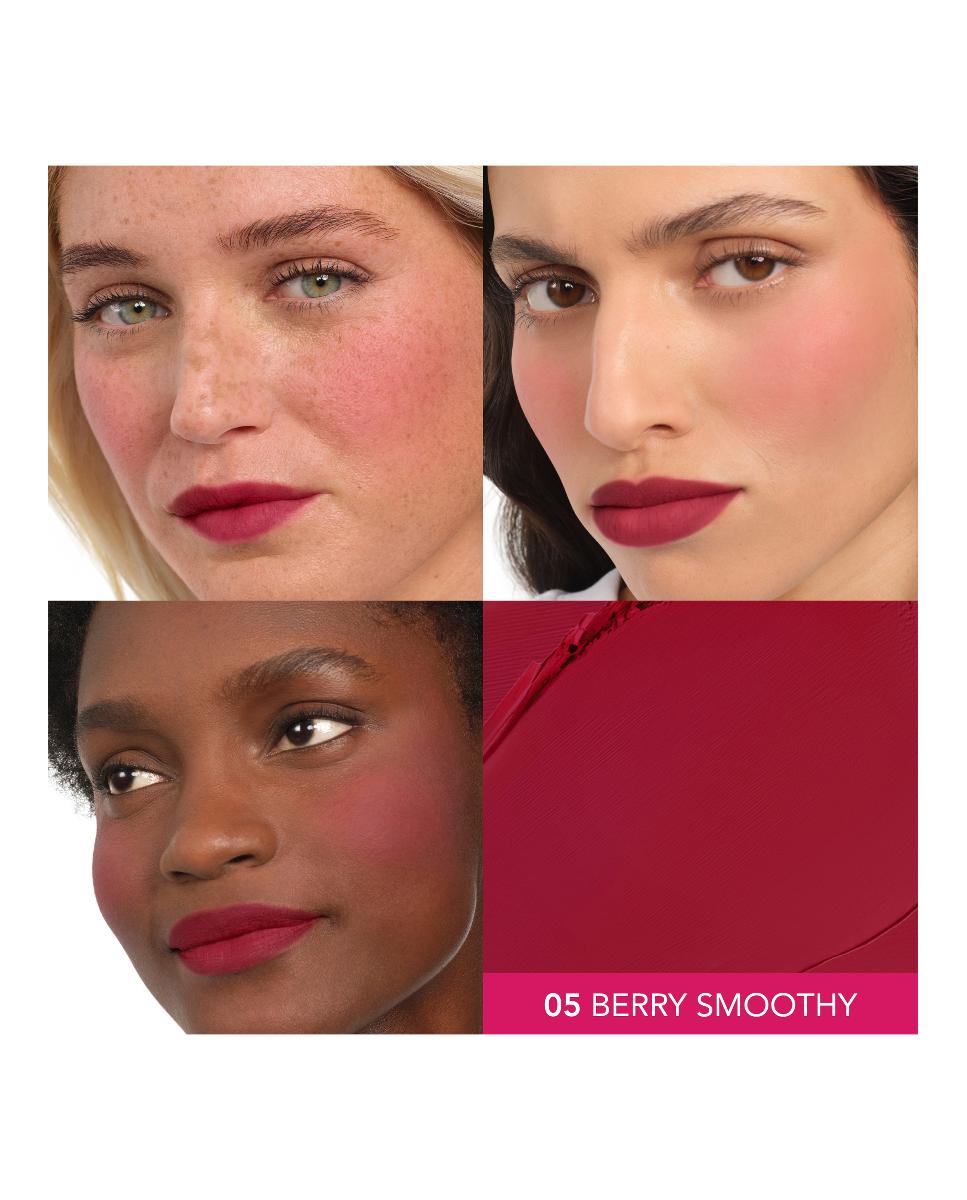 Colorete Macaron Melt Lip & Cheek Flush 8 g Bourjois - BERRY SMOOTHY 0 8 g BERRY SMOOTHY 0-6