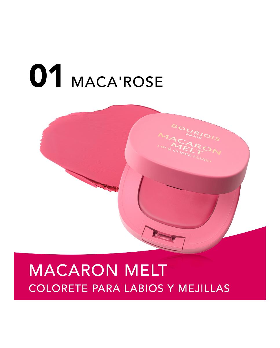 Colorete Macaron Melt Lip & Cheek Flush 8 g Bourjois - MACAROSE 01 8 g MACAROSE 01-3