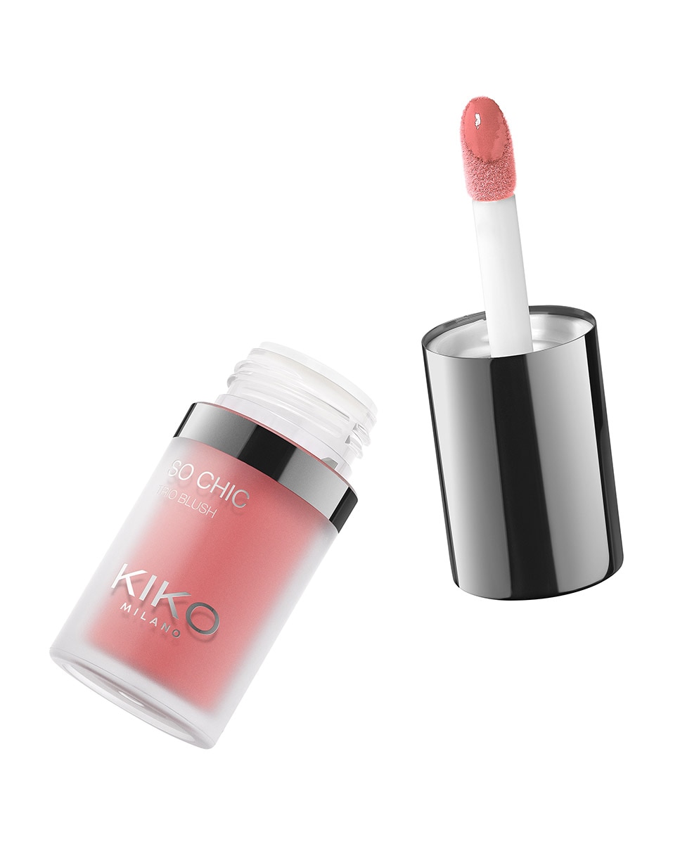 Imagen 3 de Colorete 3 En 1 So Chic Trio Blush Kiko Milano - 03 Pink Whisper 03 Pink Whisper