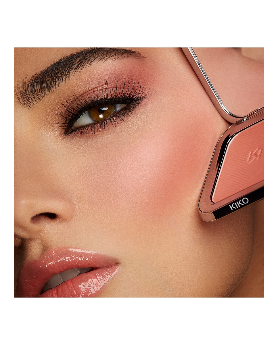 Colorete En Polvo Con Resultado Modulable De Larga Duración Unlimited Blush Kiko Milano - 08 Universal Peach 08 Universal Peach-3