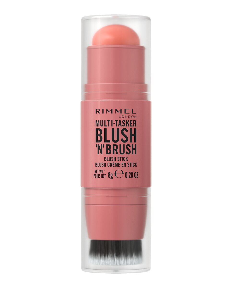 Colorete Multitasker Blush 'N' Brush Stick 8 g Rimmel London - 100 COTTON CANDY 100 COTTON CANDY-1