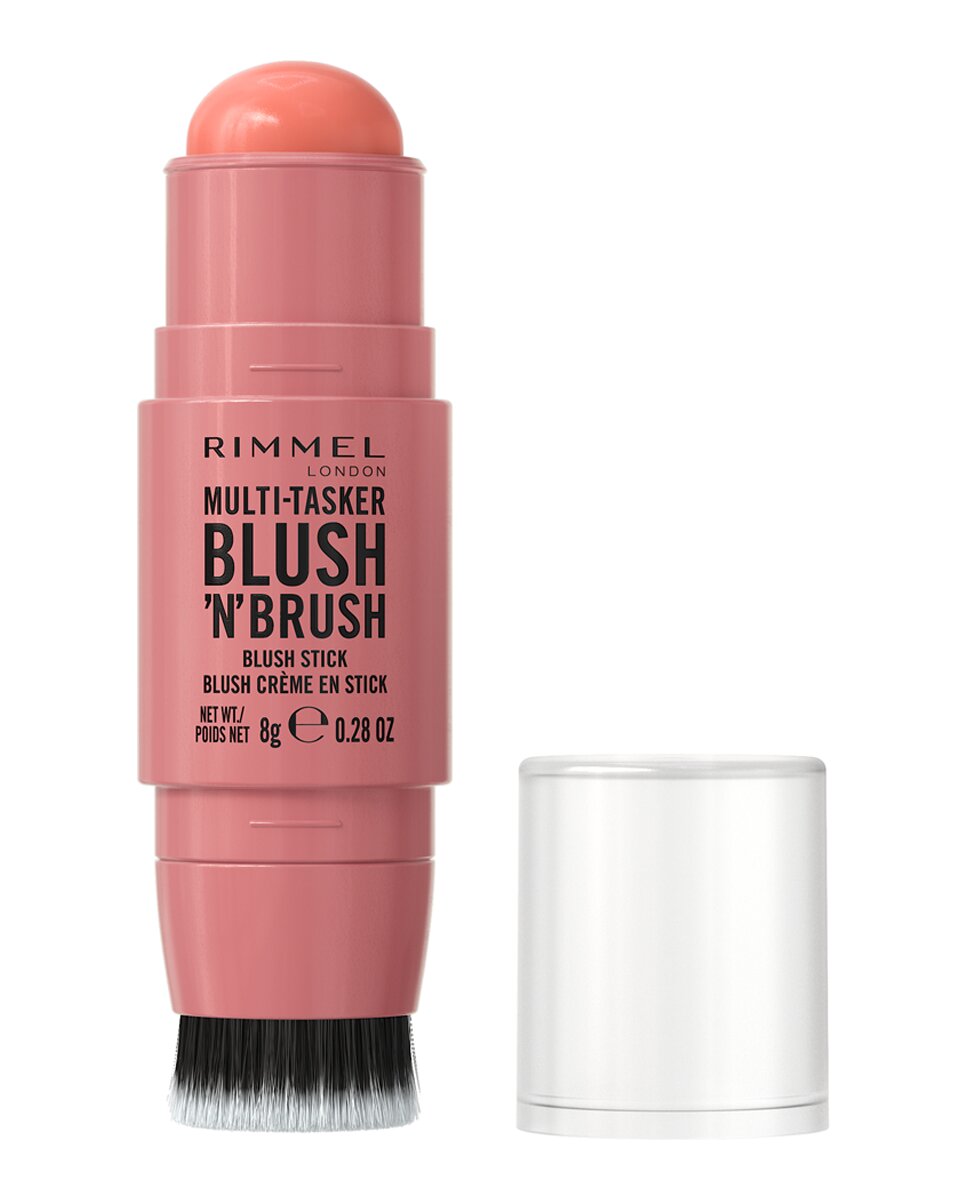 Colorete Multitasker Blush 'N' Brush Stick 8 g Rimmel London - 100 COTTON CANDY 100 COTTON CANDY-2