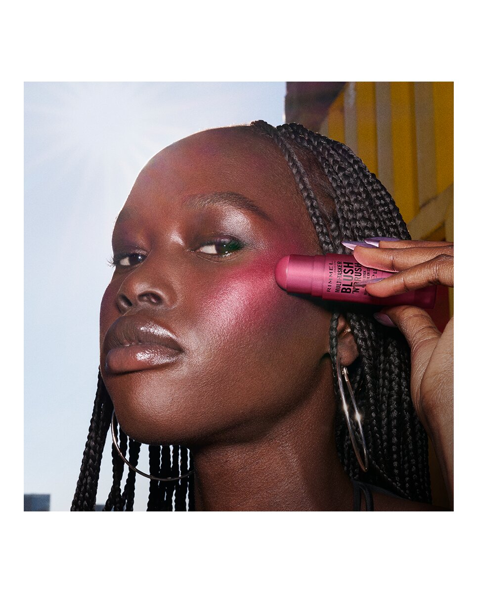 Colorete Multitasker Blush 'N' Brush Stick 8 g Rimmel London - 100 COTTON CANDY 100 COTTON CANDY-6