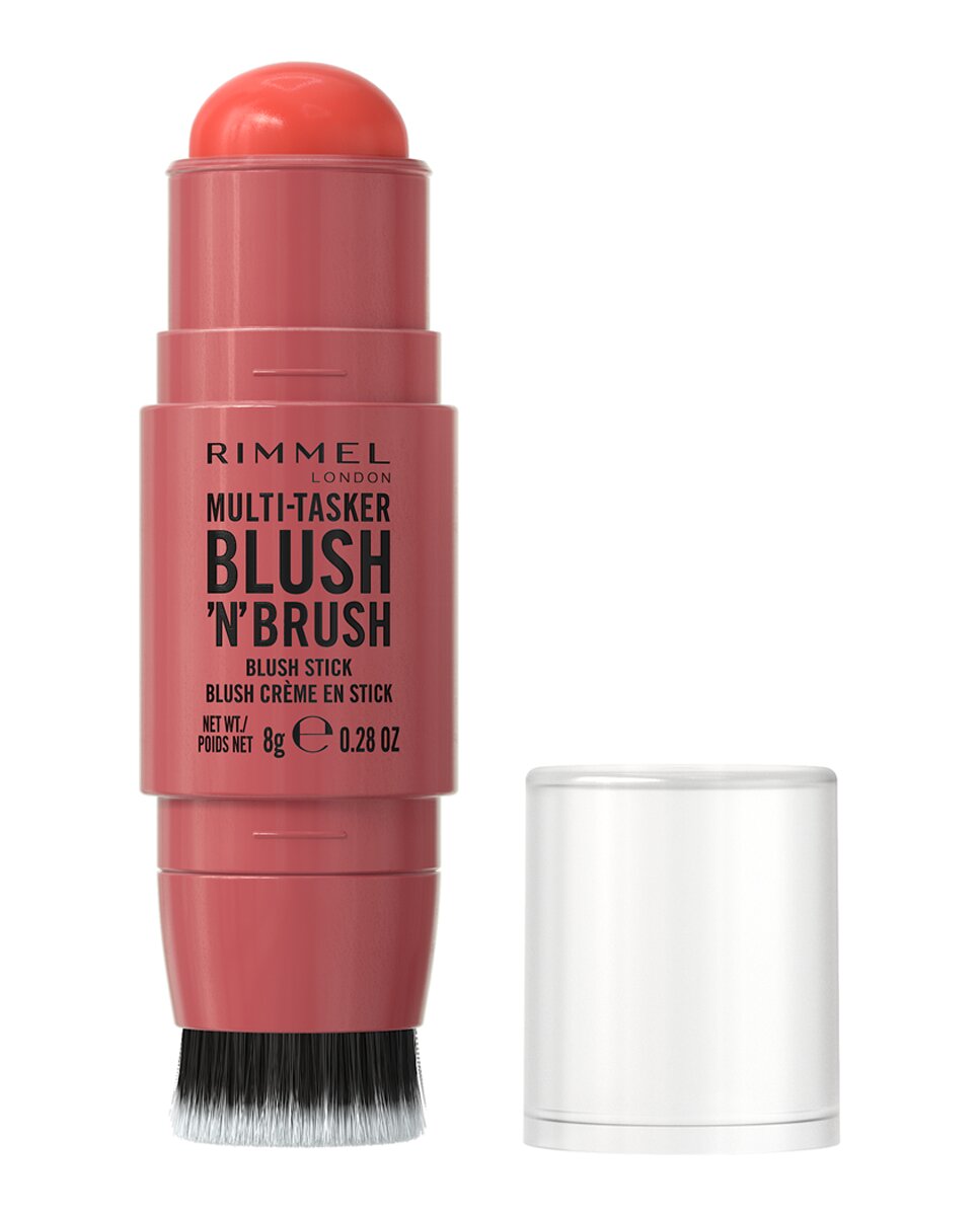 Colorete Multitasker Blush 'N' Brush Stick 8 g Rimmel London - 250 CORAL DUST 250 CORAL DUST-2