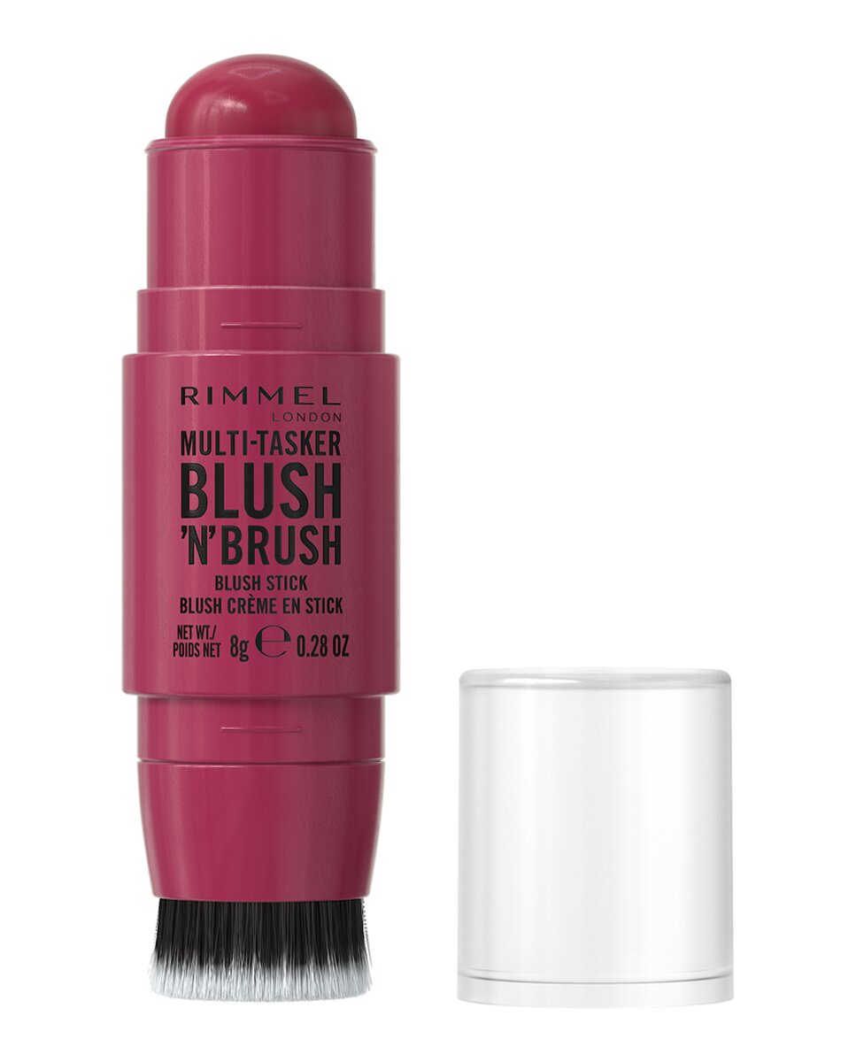 Colorete Multitasker Blush 'N' Brush Stick 8 g Rimmel London - 200 FUSHIA GLAM 200 FUSHIA GLAM-2