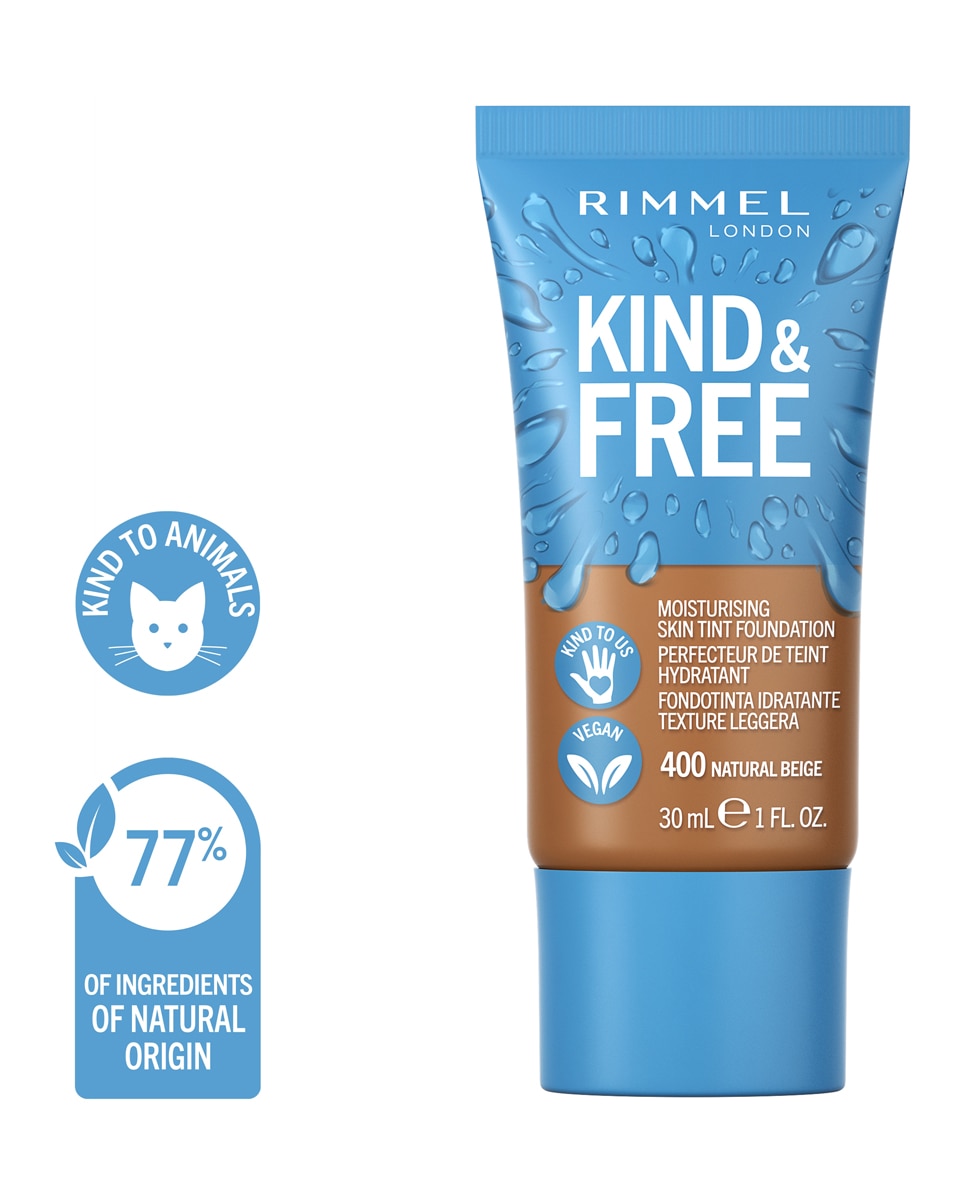 Base de maquillaje Kind & Free Rimmel - 400 Natural Beige 400 Natural Beige-3