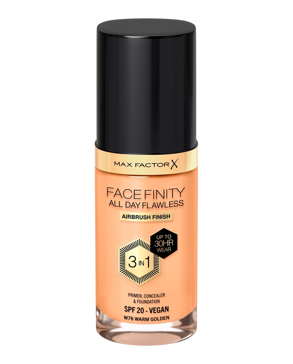 Base de Maquillaje Facefinity Foundation Max Factor - 06 Golden 30 ml W76 Warm Golden-1