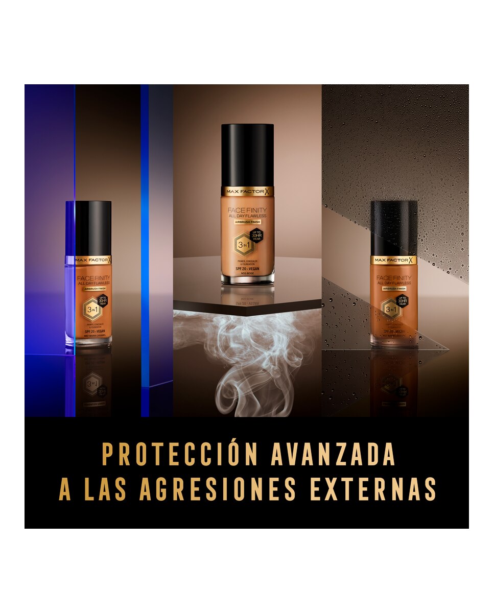 Base de Maquillaje Facefinity Foundation Max Factor - 06 Golden 30 ml W76 Warm Golden-7