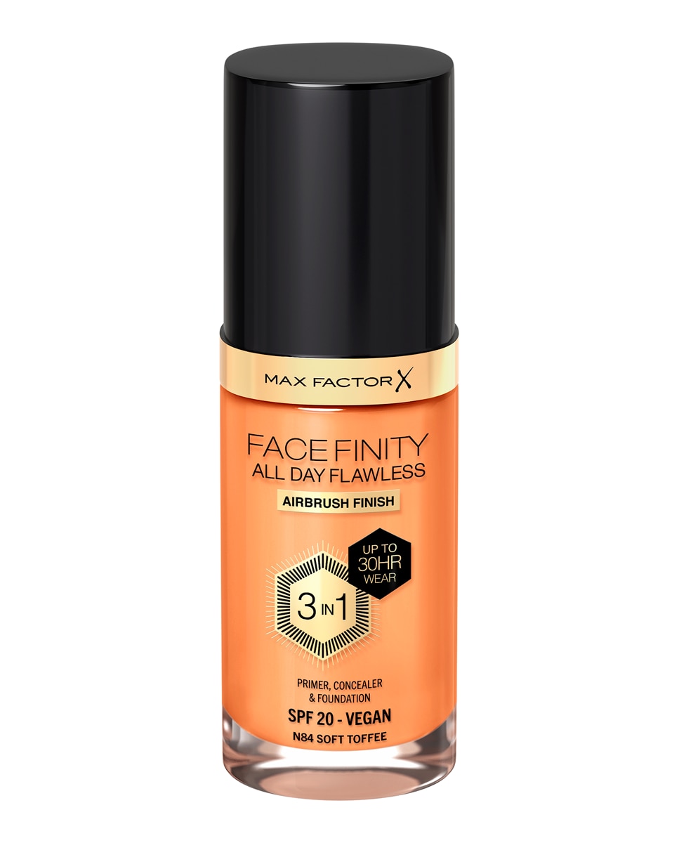 Base de Maquillaje Facefinity Foundation Max Factor - 84 Soft Tofee 30 ml 84 Soft Tofee-1