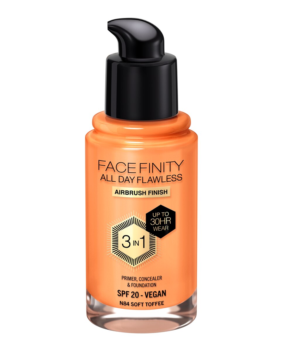 Base de Maquillaje Facefinity Foundation Max Factor - 84 Soft Tofee 30 ml 84 Soft Tofee-3