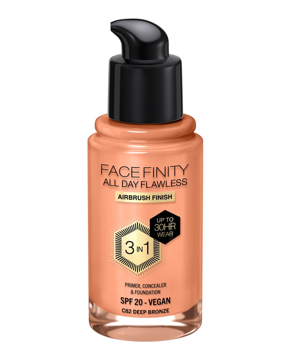 Imagen 2 de Base de maqullaje Facefinity Max Factor - Deep Bronze C82 Deep Bronze C82