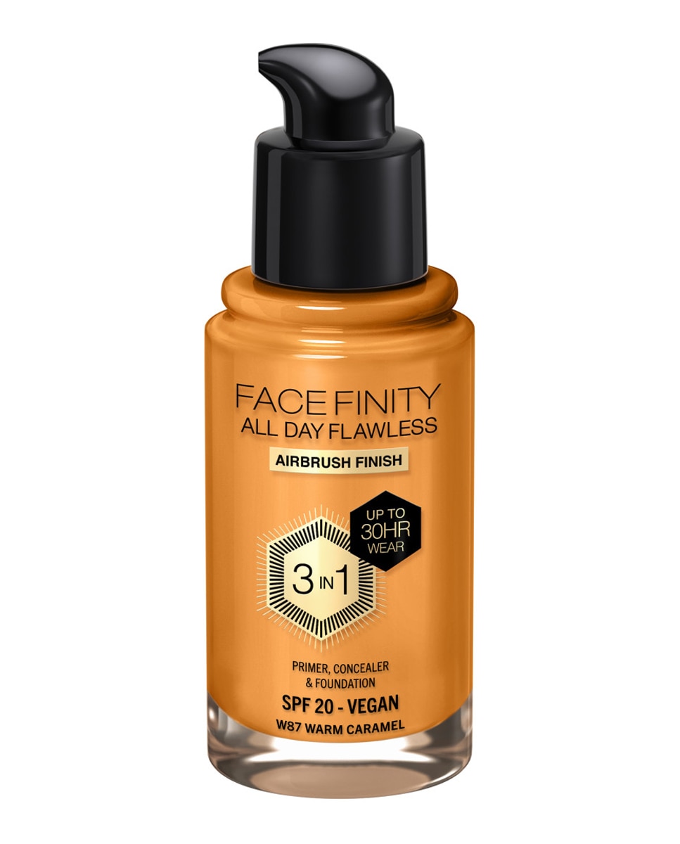 Imagen 2 de Base de maqullaje Facefinity Max Factor - Caramel W87 Caramel W87