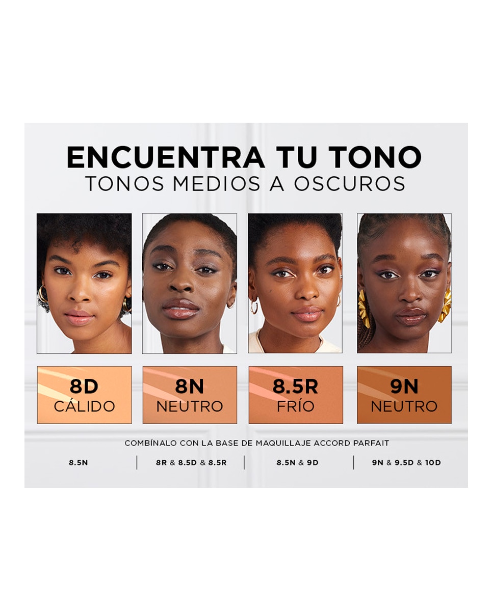Imagen 9 de Serum Accord Parfait Serum Radiant Concealer 11 ml L'Oréal Paris - Tono 1N 11 ml Tono 1N