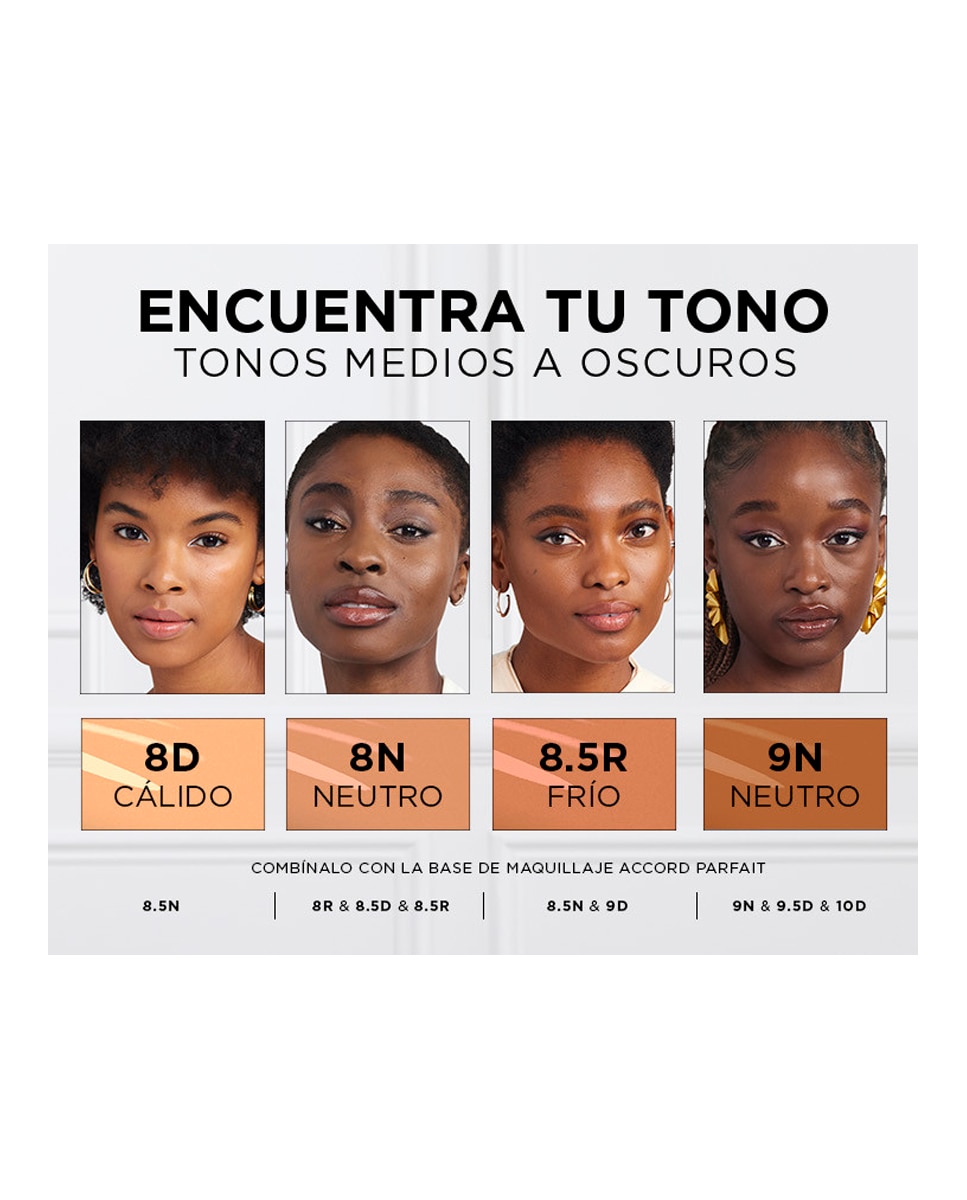 Imagen 10 de Serum Accord Parfait Serum Radiant Concealer 11 ml L'Oréal Paris - Tono 1R 11 ml Tono 1R