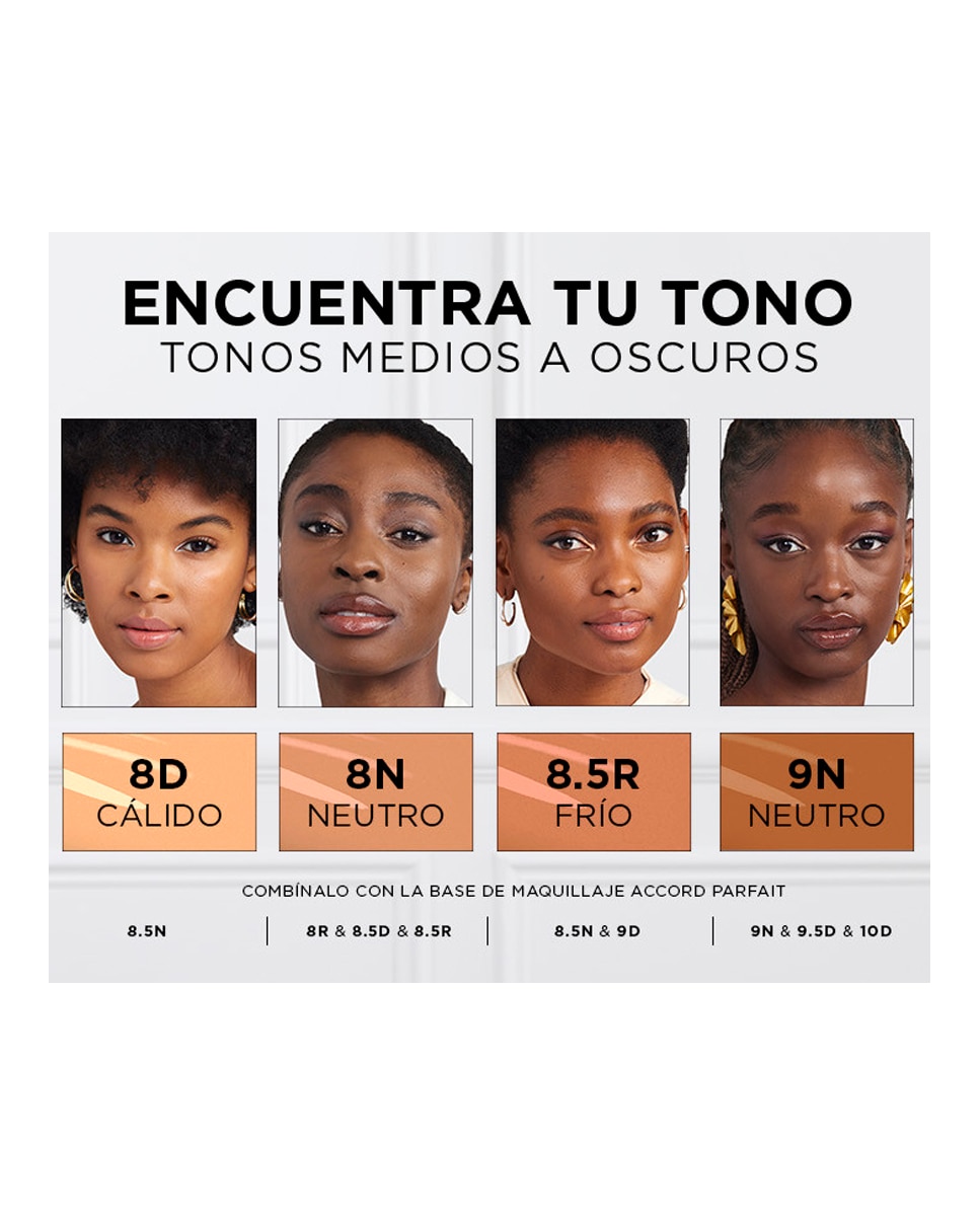 Imagen 9 de Serum Accord Parfait Serum Radiant Concealer 11 ml L'Oréal Paris - Tono 4N 11 ml Tono 4N