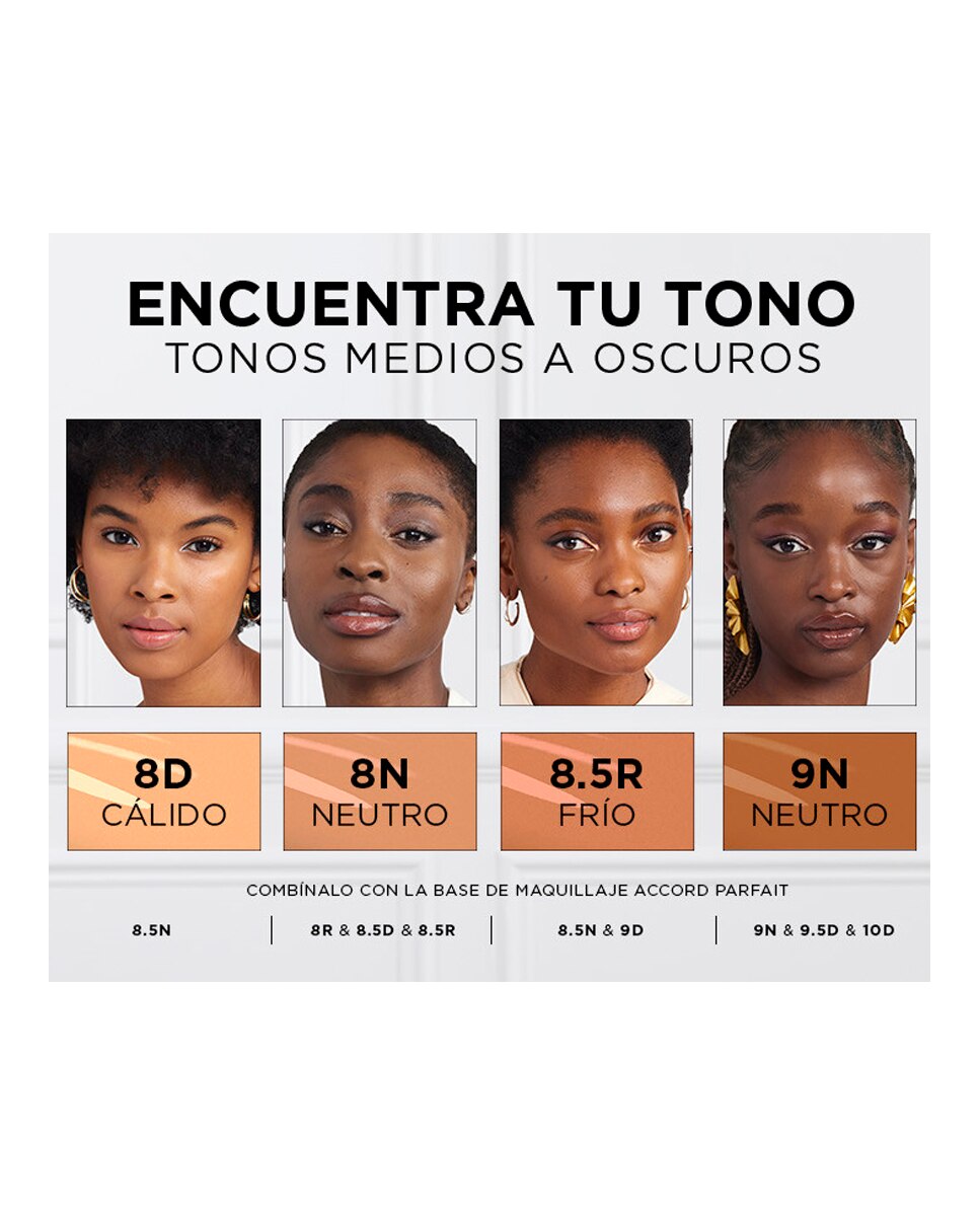 Imagen 10 de Serum Accord Parfait Serum Radiant Concealer 11 ml L'Oréal Paris - Tono 4D 11 ml Tono 4D