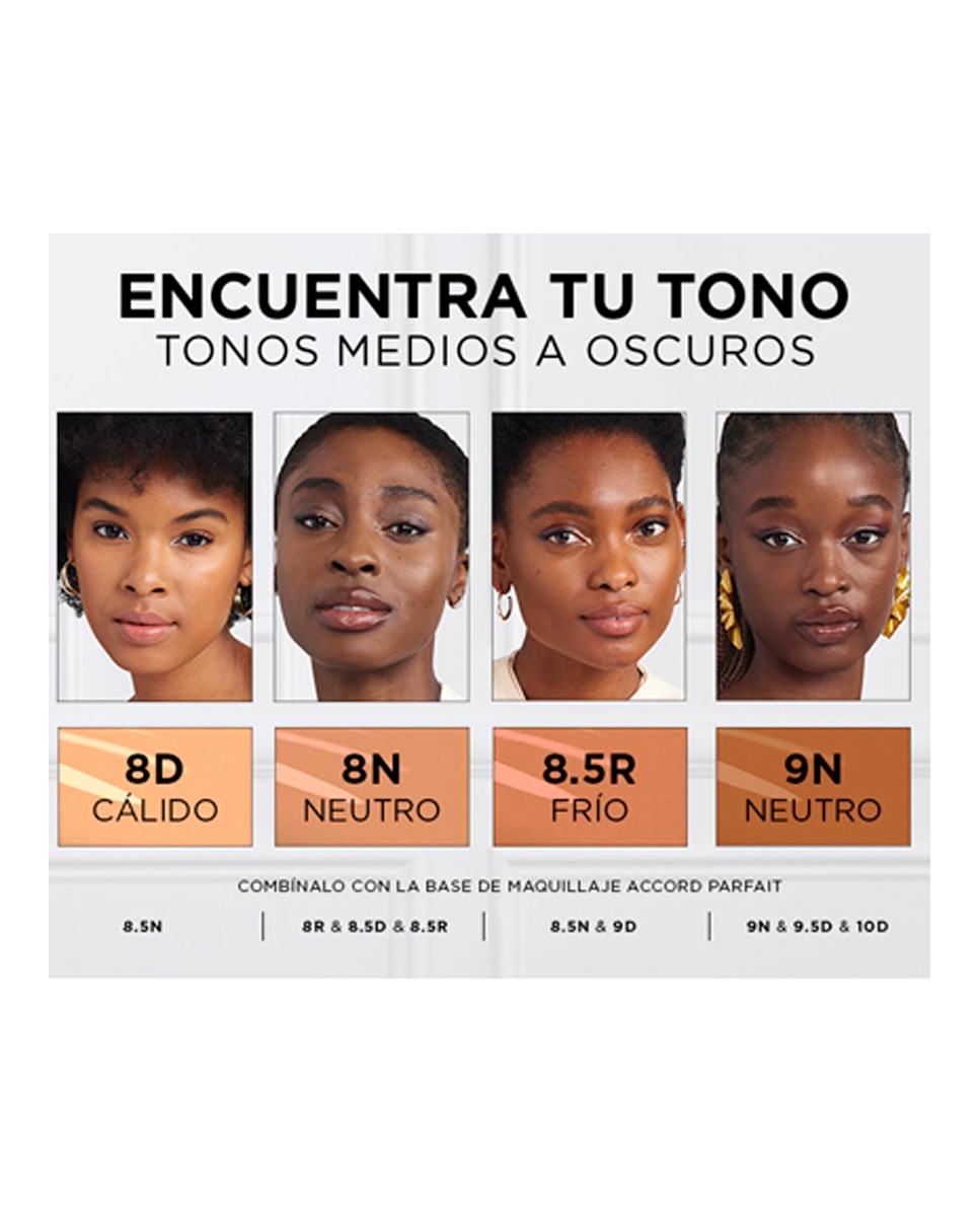 Imagen 10 de Serum Accord Parfait Serum Radiant Concealer 11 ml L'Oréal Paris - Tono 9N 11 ml Tono 9N