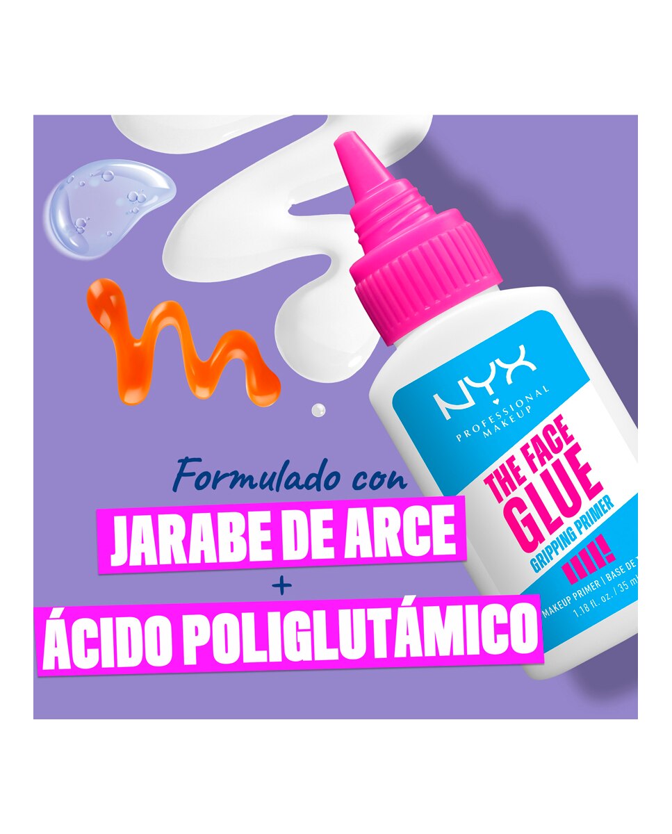 Primer Hidratante y de Larga Duración Face Glue Gripping Primer NYX Professional Makeup 6