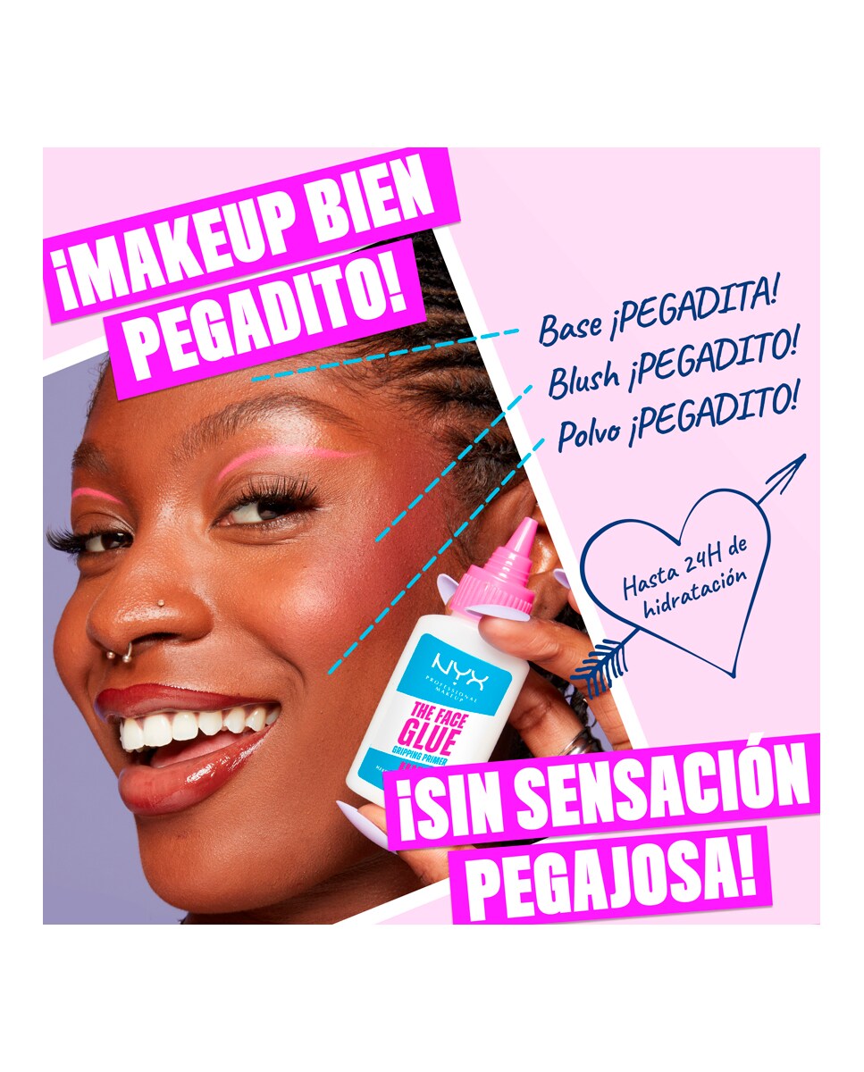 Primer Hidratante y de Larga Duración Face Glue Gripping Primer NYX Professional Makeup 8