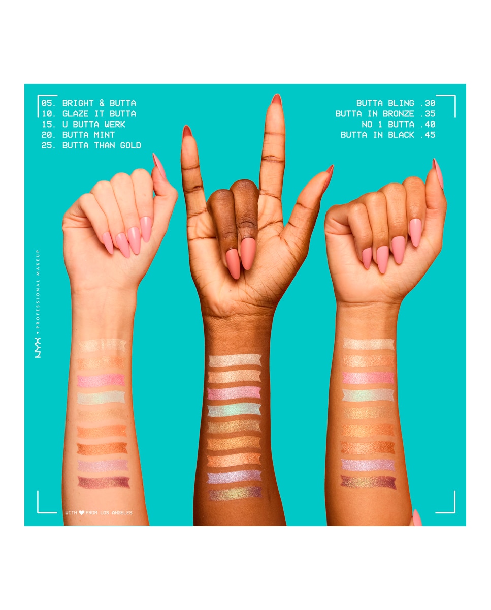 Iluminador Buttermelt Highlighter Nyx - BRIGHT AND BUTTA BRIGHT AND BUTTA-6