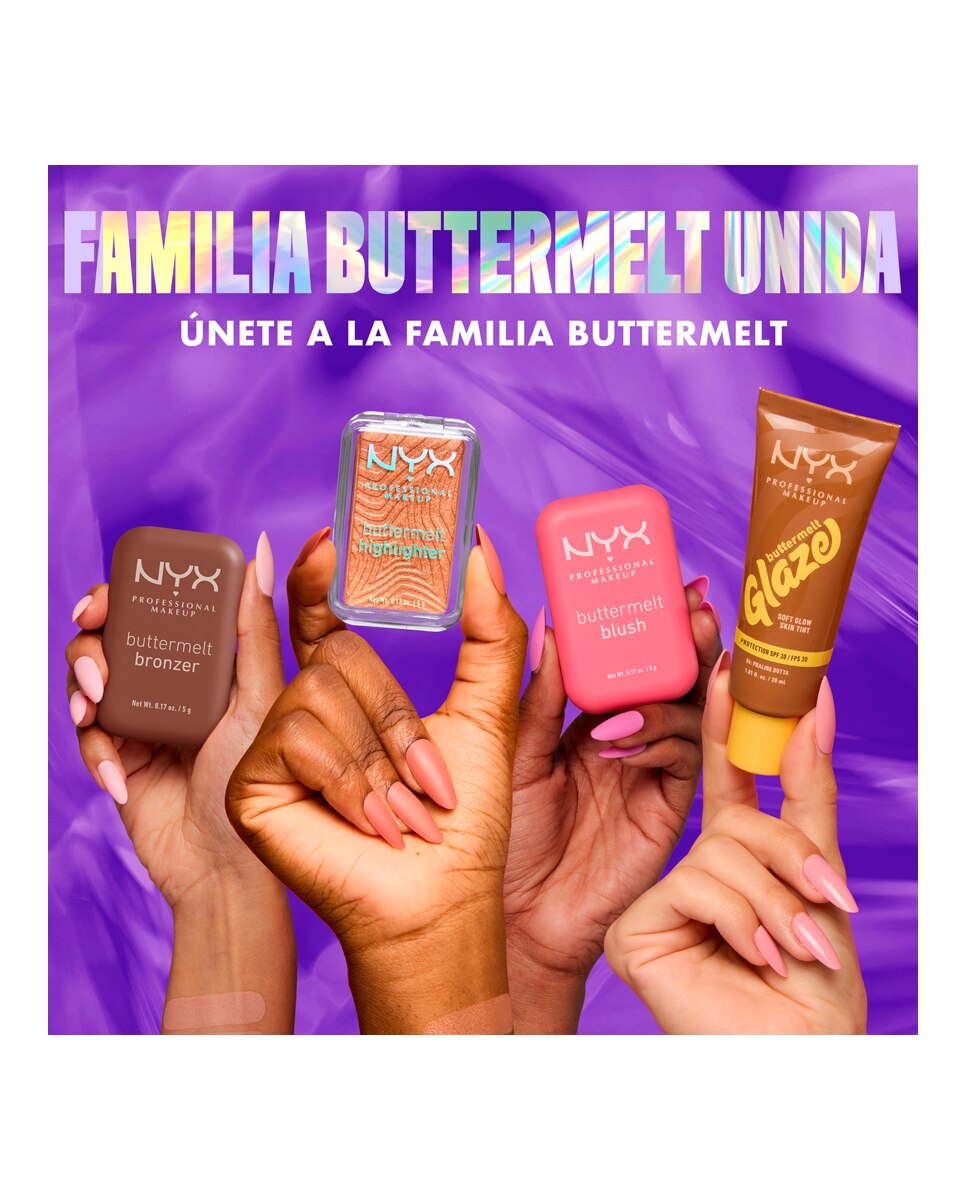 Iluminador Buttermelt Highlighter Nyx - BUTTA IN BRONZE BUTTA IN BRONZE-9
