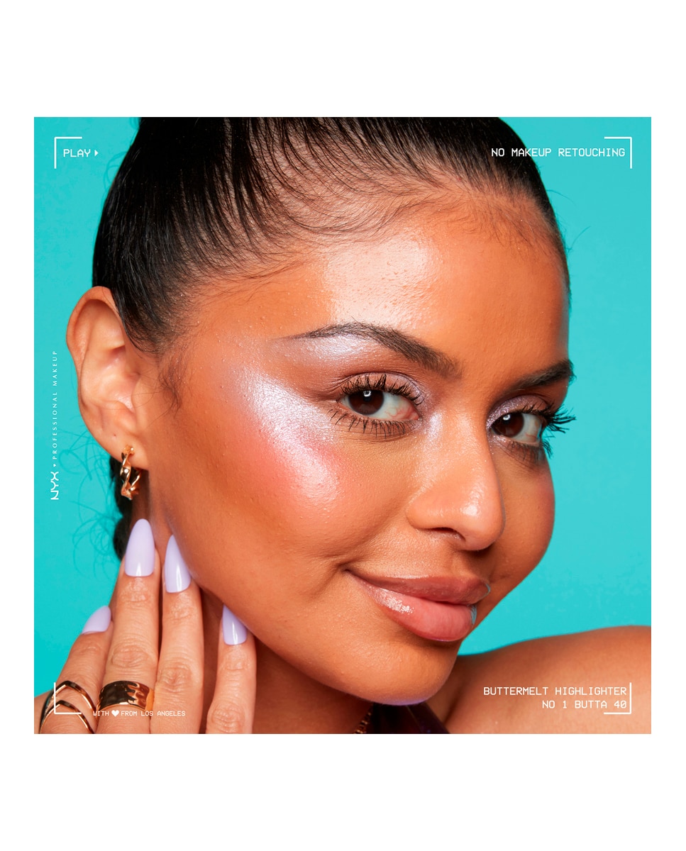 Iluminador Buttermelt Highlighter Nyx - NO 1 BUTTA NO 1 BUTTA-8