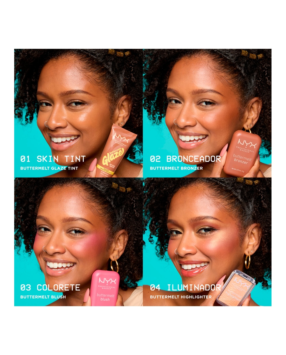 Iluminador Buttermelt Highlighter Nyx - NO 1 BUTTA NO 1 BUTTA-10