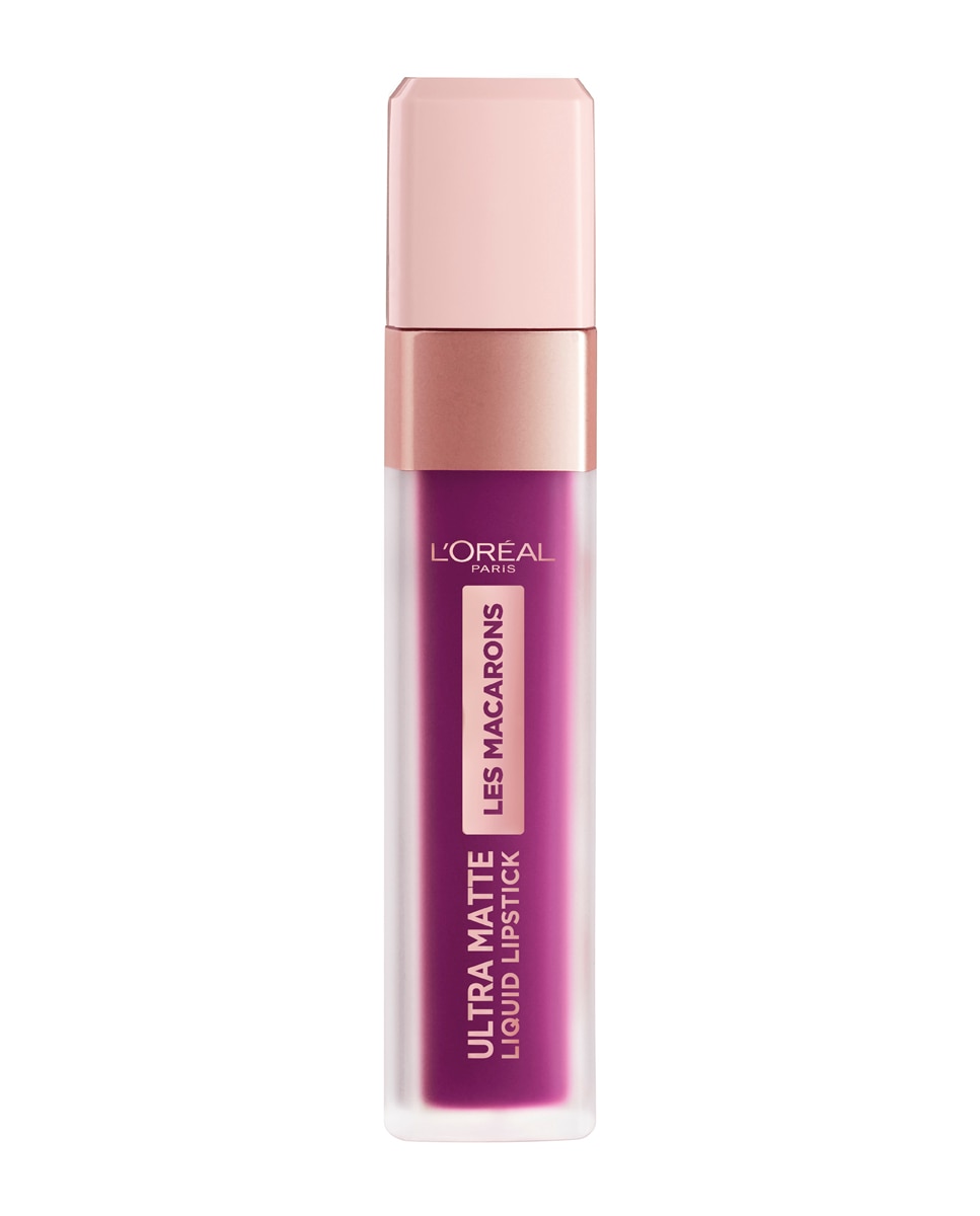 Imagen 1 de Barra de labios mate permanente Les Macarons L'Oréal Paris - 838 Berry Cherie 840 Infinite Plum