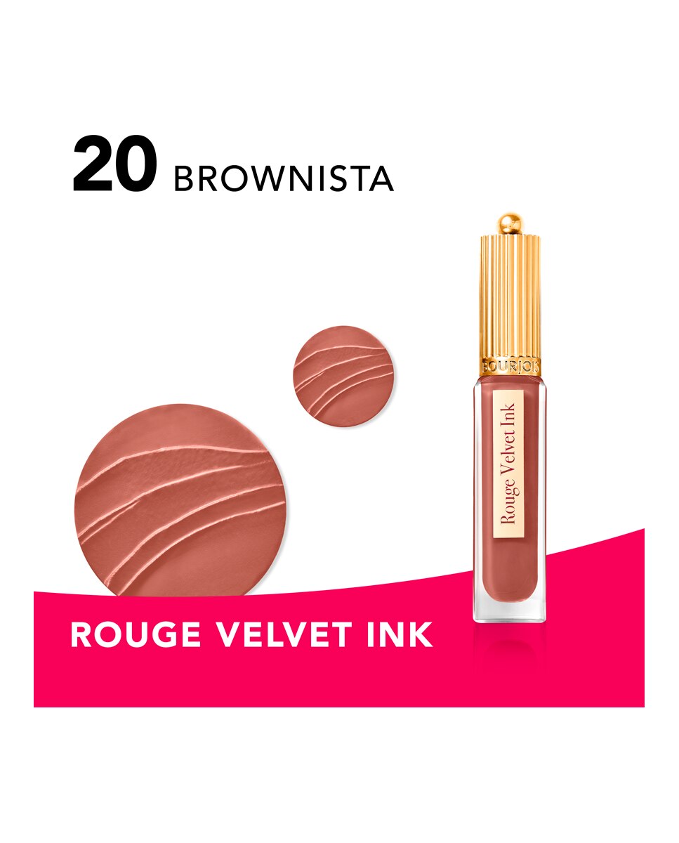 Labial líquido mate Velvet Ink Lip Bourjois - 020 3,5 ml 020-3