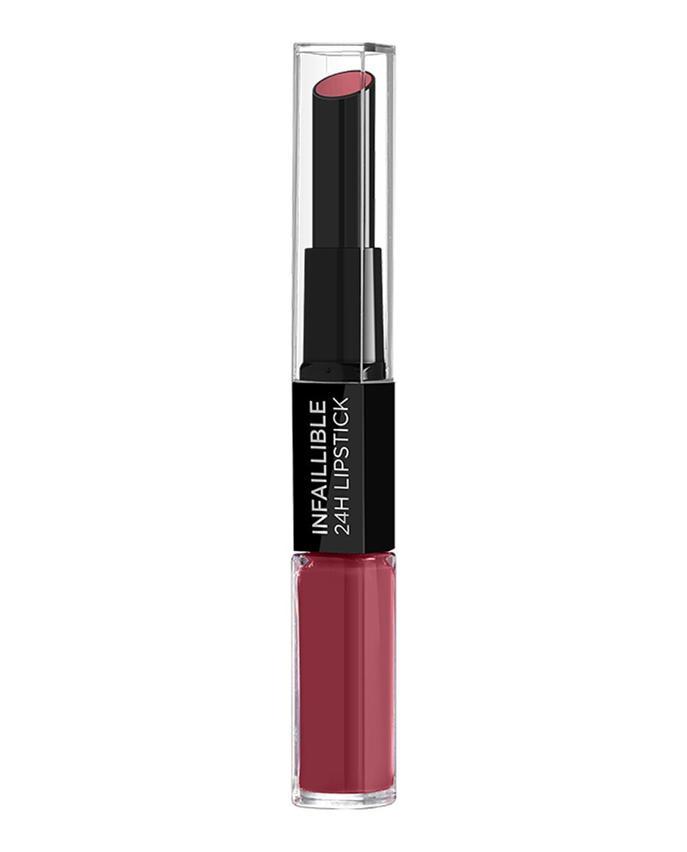 Barra de labios Permanente Infalible 24H L'Oréal Paris - 804 Metro-Proof Rose 804 Metro-Proof Rose-1
