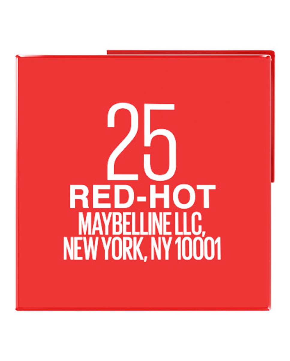 Barra de labios Superstay Vinyl Ink Maybelline - 25 Red Hot 25 Red Hot-4