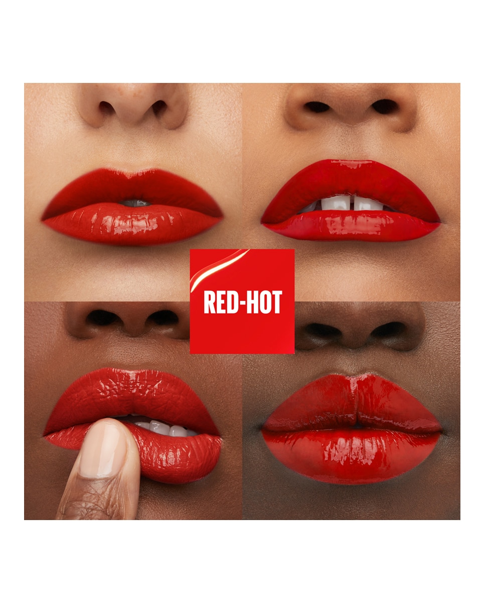 Barra de labios Superstay Vinyl Ink Maybelline - 25 Red Hot 25 Red Hot-5