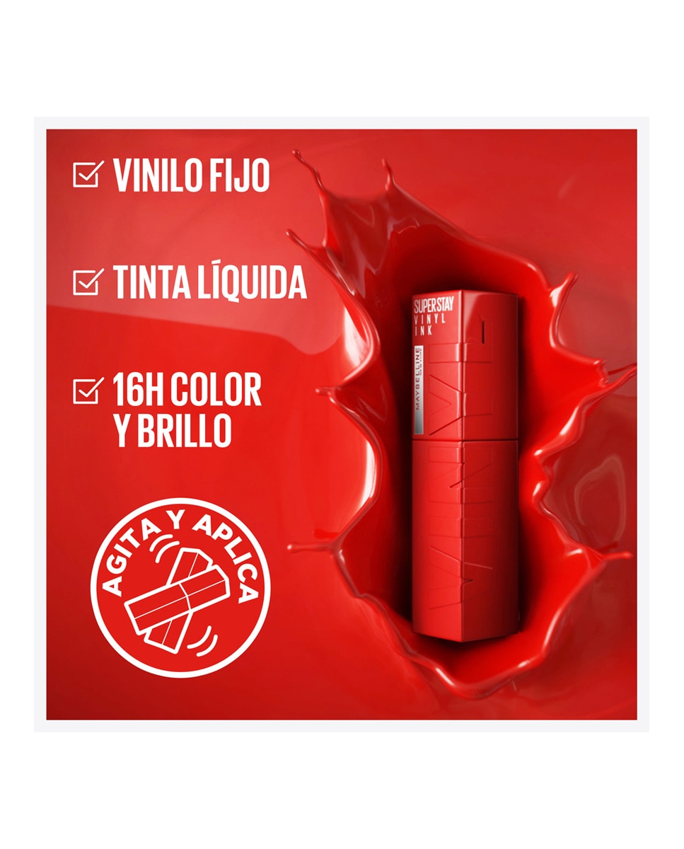 Barra de labios Superstay Vinyl Ink Maybelline - 40 Witty 40 Witty-7