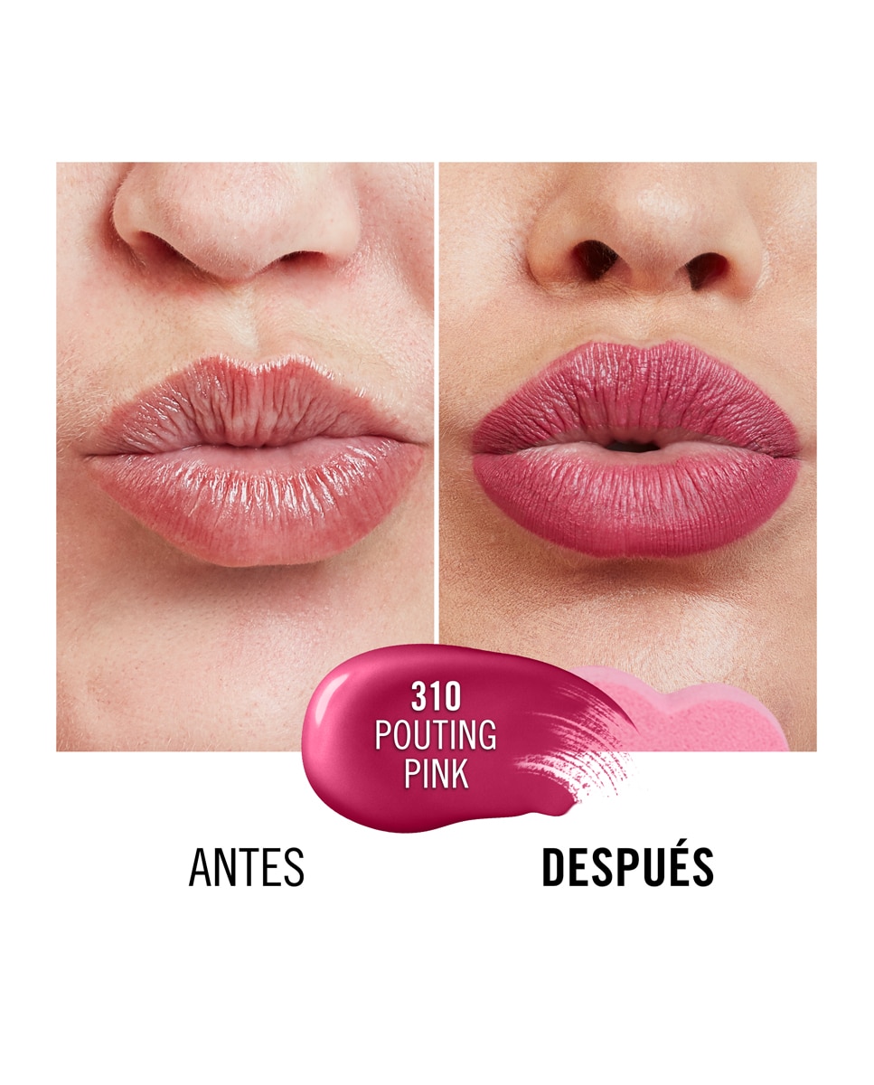 Barra de labios Lasting Provocalips Rimmel - 310 Pounting pink 310 Pounting pink-7