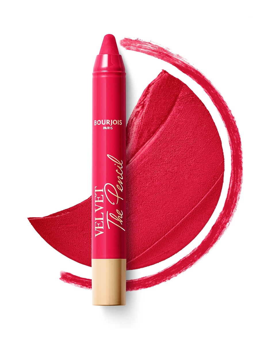 Imagen 2 de Barra de labios Velvet The Pencil Bourjois - 06 Framboise Griffée 06 Framboise Griffée