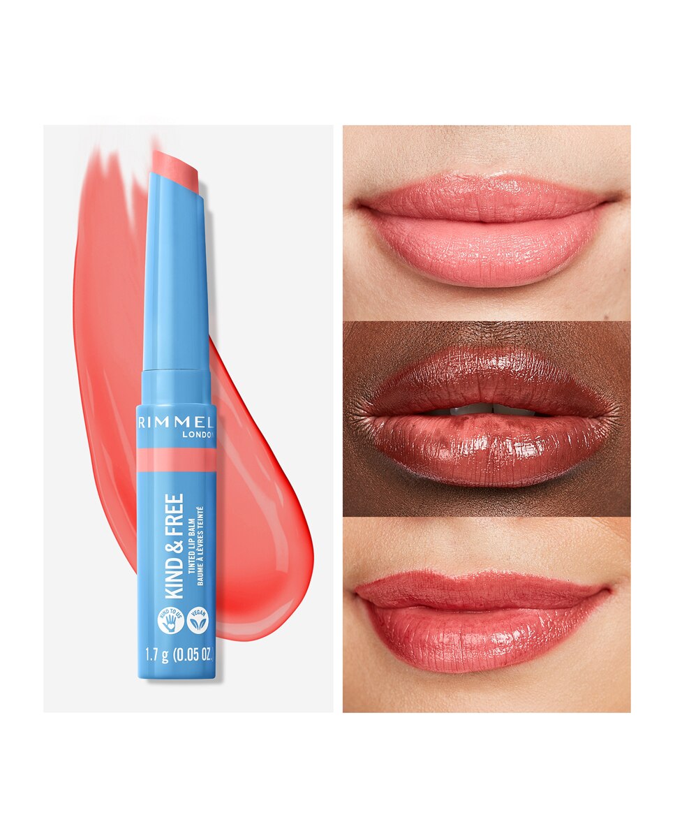 Bálsamo labial Kind & Free Rimmel - Hibiscus Blaze 004 Hibiscus Blaze 004-4
