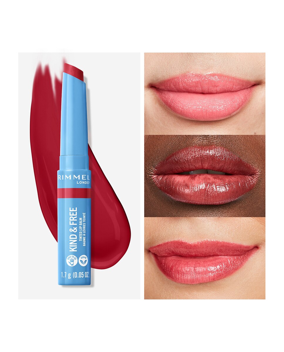 Bálsamo labial Kind & Free Rimmel - Cherry Red 005 Cherry Red 005-4