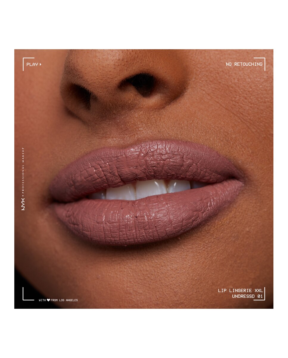 Barra de labios líquida Lip Lingerei XXL NYX Professional Makeup - Undressd 9,5 ml Undressd-4